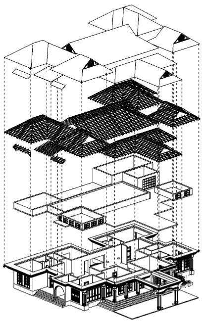 Architectural Isometric View
